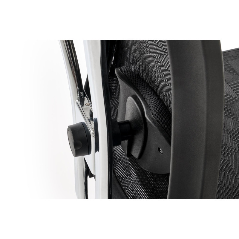 Fotel obrotowy gabinetowy VIXOR OFFICE BLACK czarny