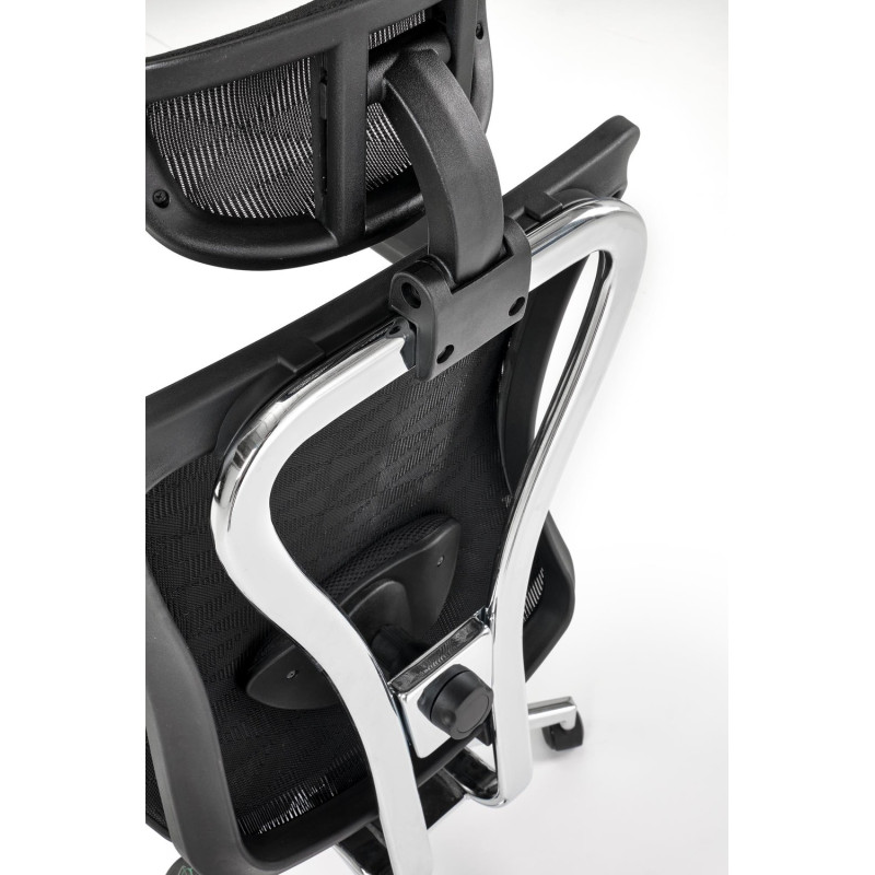 Fotel obrotowy gabinetowy VIXOR OFFICE BLACK czarny