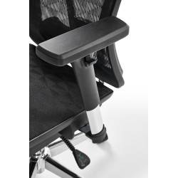 Fotel obrotowy gabinetowy VIXOR OFFICE BLACK czarny