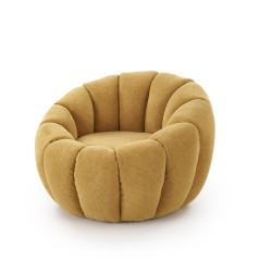 Fotel wypoczynkowy GASPEX MODERN MUSTARD musztardowy