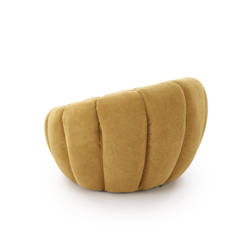 Fotel wypoczynkowy GASPEX MODERN MUSTARD musztardowy