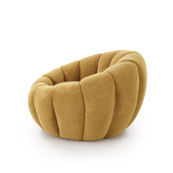 Fotel wypoczynkowy GASPEX MODERN MUSTARD musztardowy