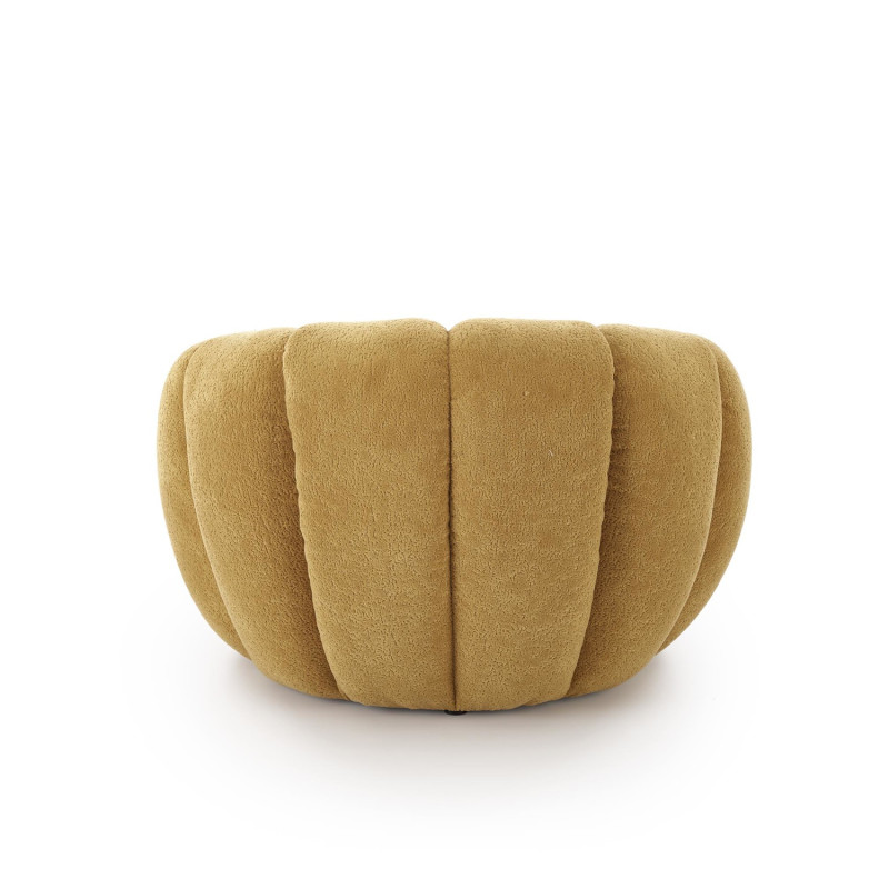 Fotel wypoczynkowy GASPEX MODERN MUSTARD musztardowy