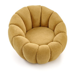 Fotel wypoczynkowy GASPEX MODERN MUSTARD musztardowy