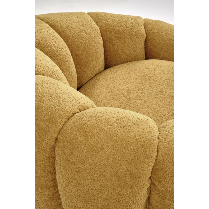 Fotel wypoczynkowy GASPEX MODERN MUSTARD musztardowy