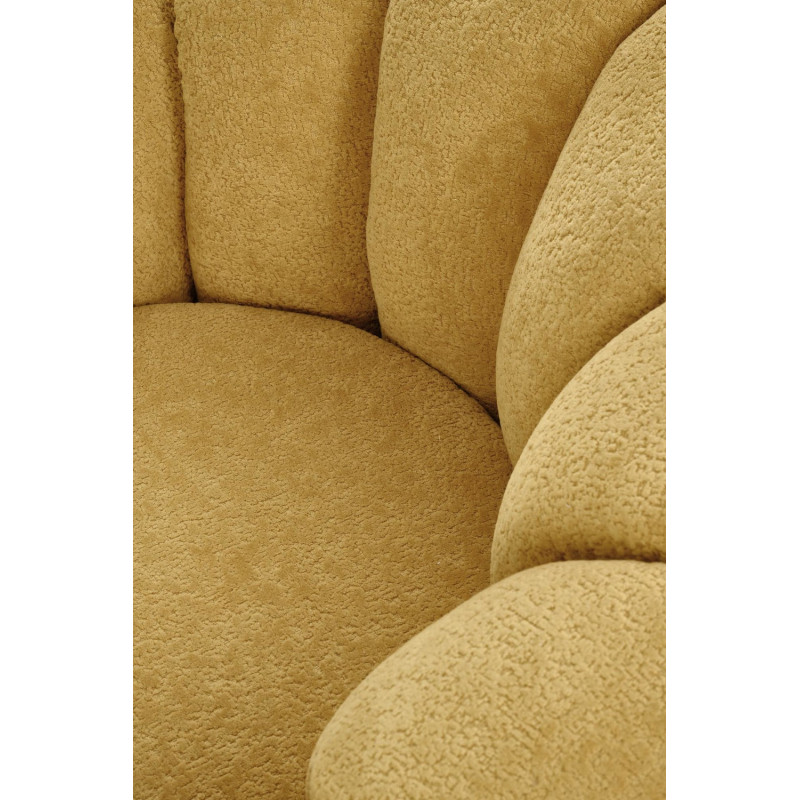 Fotel wypoczynkowy GASPEX MODERN MUSTARD musztardowy