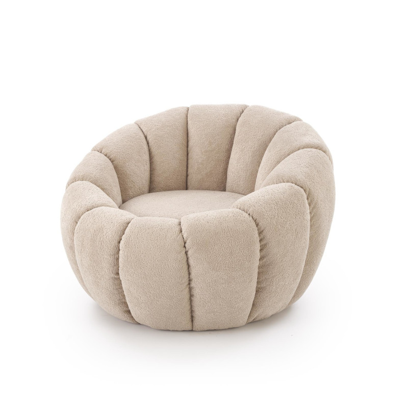 Fotel wypoczynkowy GASPEX MODERN BEIGE beżowy