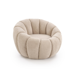 Fotel wypoczynkowy GASPEX MODERN BEIGE beżowy