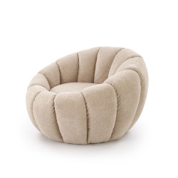 Fotel wypoczynkowy GASPEX MODERN BEIGE beżowy