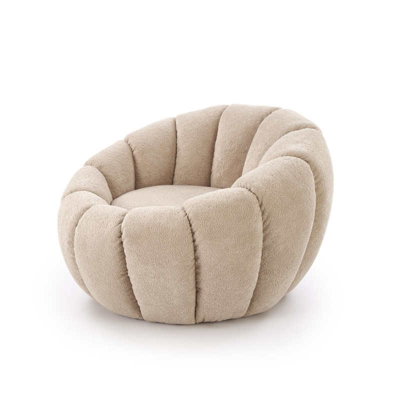 Fotel wypoczynkowy GASPEX MODERN BEIGE beżowy