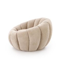 Fotel wypoczynkowy GASPEX MODERN BEIGE beżowy