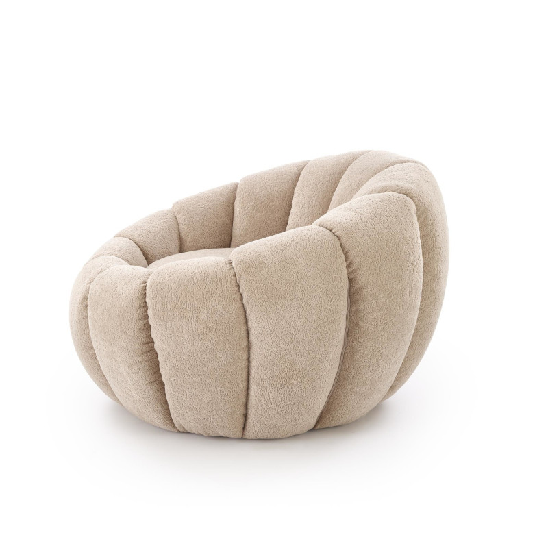 Fotel wypoczynkowy GASPEX MODERN BEIGE beżowy