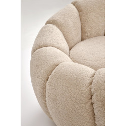 Fotel wypoczynkowy GASPEX MODERN BEIGE beżowy