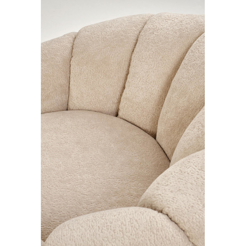 Fotel wypoczynkowy GASPEX MODERN BEIGE beżowy