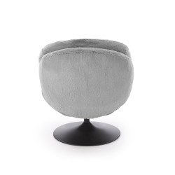 Fotel wypoczynkowy obrotowy SHELLIX MODERN GREY popielaty