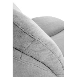 Fotel wypoczynkowy obrotowy SHELLIX MODERN GREY popielaty