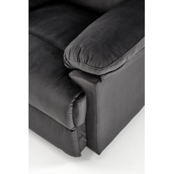 Fotel wypoczynkowy rozkładany DRAGOR COMFORT BLACK czarny