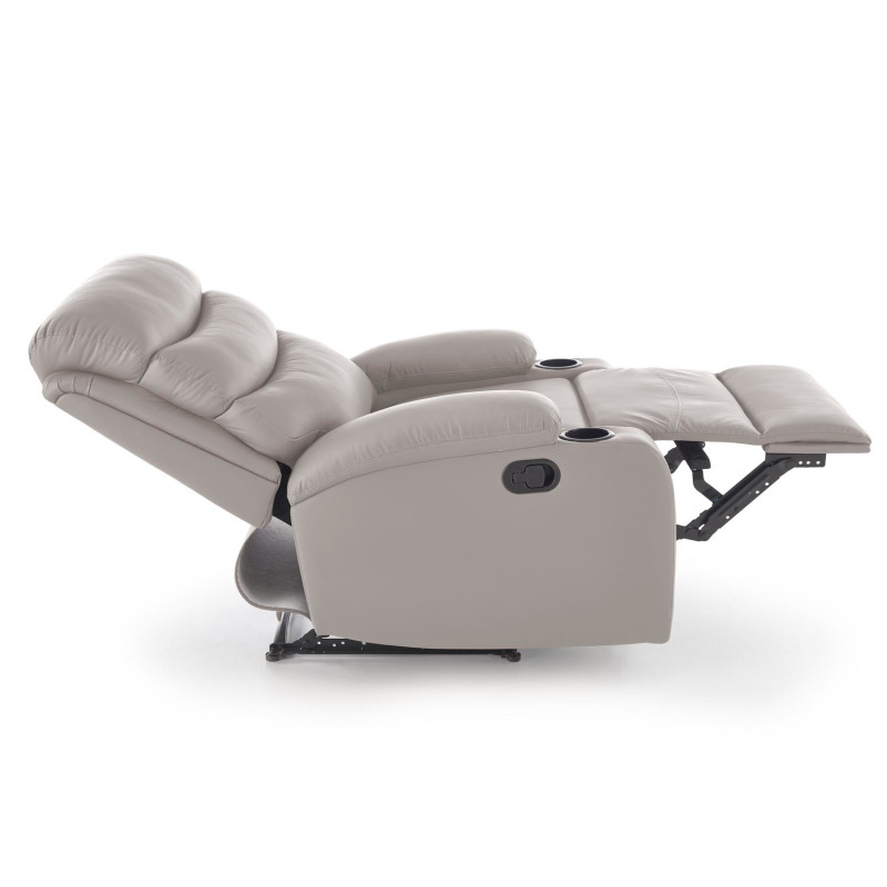 Fotel wypoczynkowy rozkładany PERUX COMFORT BEIGE beżowy