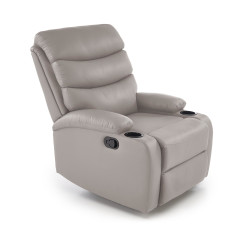 Fotel wypoczynkowy rozkładany PERUX COMFORT BEIGE beżowy