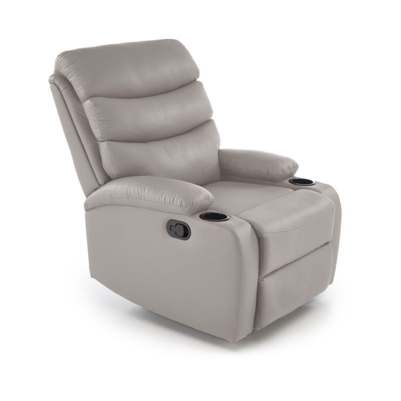 Fotel wypoczynkowy rozkładany PERUX COMFORT BEIGE beżowy