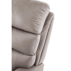 Fotel wypoczynkowy rozkładany PERUX COMFORT BEIGE beżowy