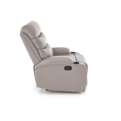 Fotel wypoczynkowy rozkładany PERUX COMFORT BEIGE beżowy