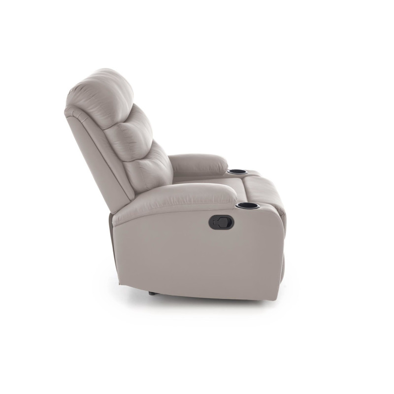 Fotel wypoczynkowy rozkładany PERUX COMFORT BEIGE beżowy