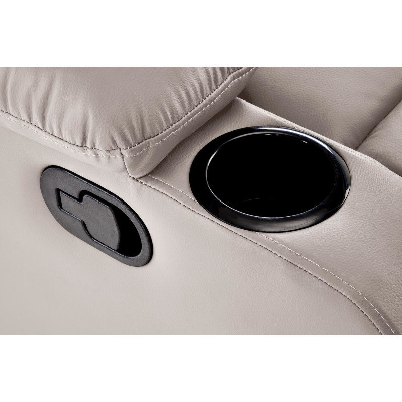 Fotel wypoczynkowy rozkładany PERUX COMFORT BEIGE beżowy