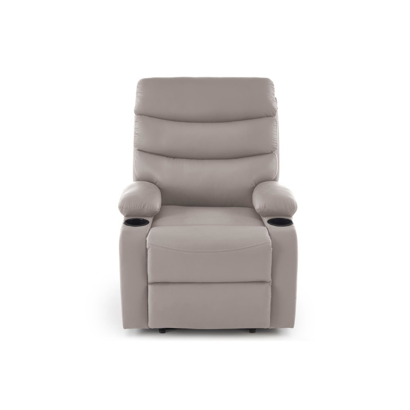 Fotel wypoczynkowy rozkładany PERUX COMFORT BEIGE beżowy