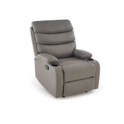 Fotel wypoczynkowy rozkładany PERUX COMFORT GREY popielaty