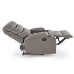 Fotel wypoczynkowy rozkładany PERUX COMFORT GREY popielaty