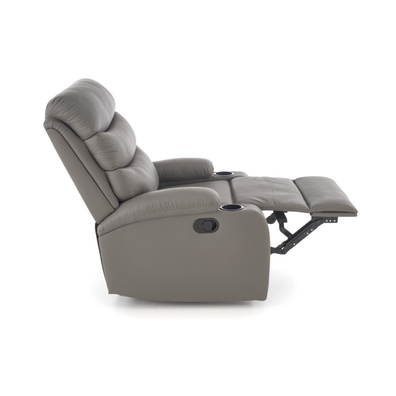Fotel wypoczynkowy rozkładany PERUX COMFORT GREY popielaty