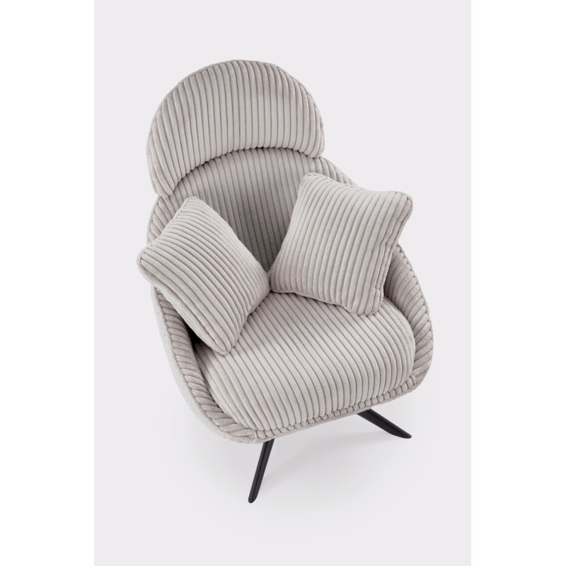 Fotel wypoczynkowy obrotowy MERRIX MODERN CAPPUCCINO