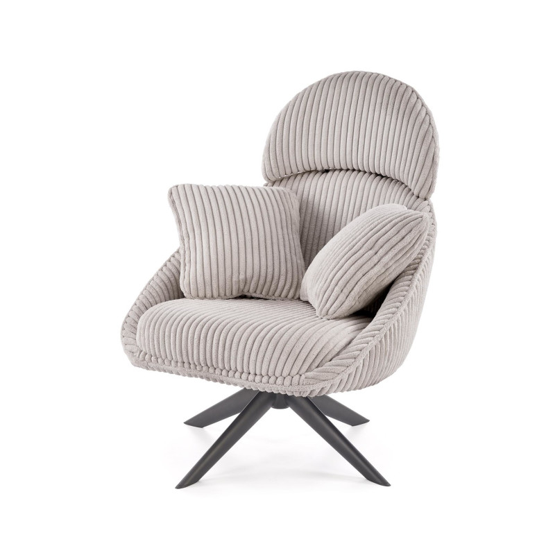 Fotel wypoczynkowy obrotowy MERRIX MODERN CAPPUCCINO