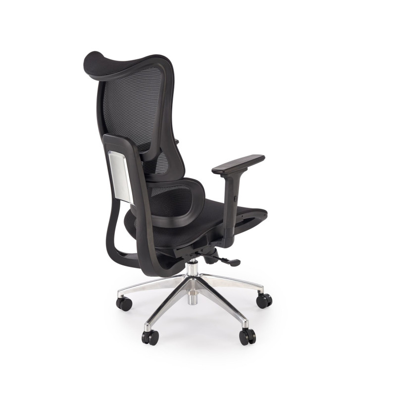 Fotel obrotowy gabinetowy CASPIX OFFICE BLACK czarny