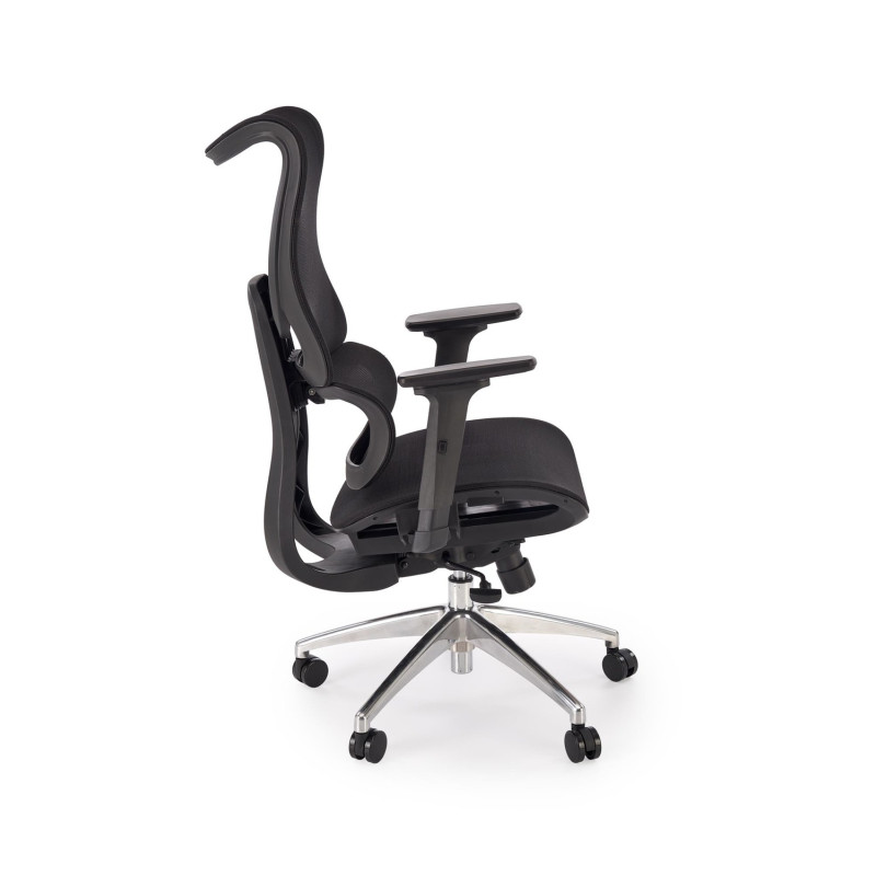 Fotel obrotowy gabinetowy CASPIX OFFICE BLACK czarny