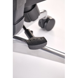 Fotel obrotowy gabinetowy CASPIX OFFICE BLACK czarny