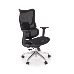 Fotel obrotowy gabinetowy CASPIX OFFICE BLACK czarny