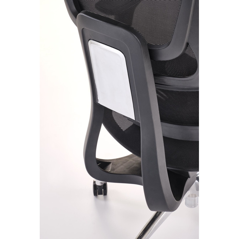 Fotel obrotowy gabinetowy CASPIX OFFICE BLACK czarny