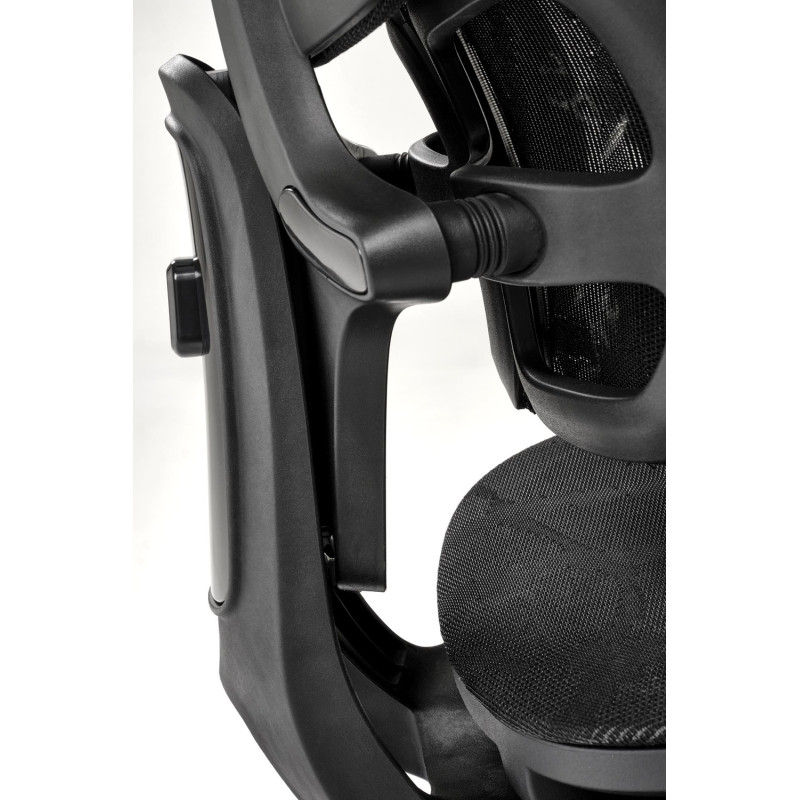 Fotel obrotowy gabinetowy MACRIX OFFICE BLACK czarny