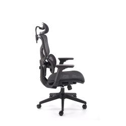 Fotel obrotowy gabinetowy MACRIX OFFICE BLACK czarny