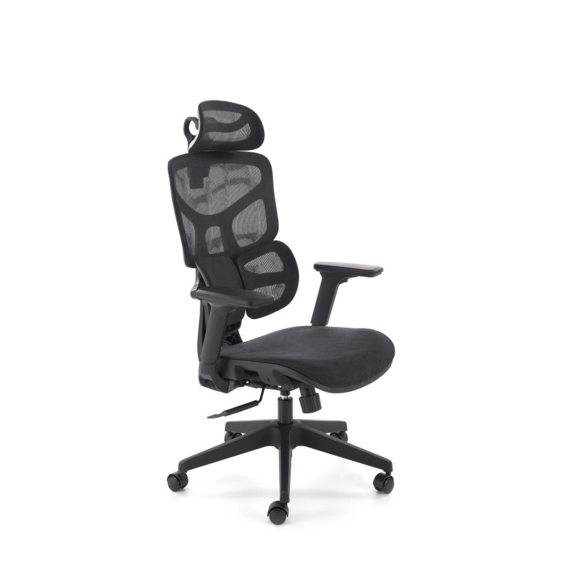 Fotel obrotowy gabinetowy MACRIX OFFICE BLACK czarny