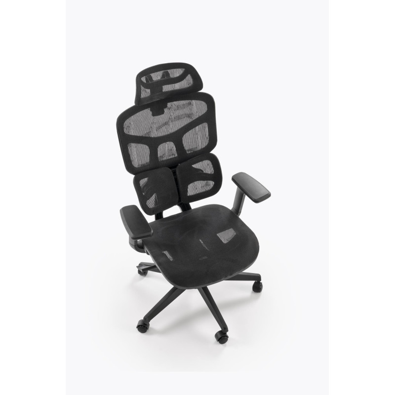 Fotel obrotowy gabinetowy MACRIX OFFICE BLACK czarny