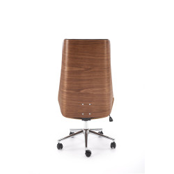 Fotel obrotowy gabinetowy WEBRIX OFFICE WALNUT BLACK orzechowy/czarny