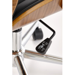 Fotel obrotowy gabinetowy TIMRIX OFFICE WALNUT BLACK orzechowy/czarny