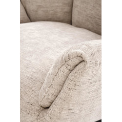 Fotel wypoczynkowy obrotowy ORINEX MODERN BEIGE beżowy