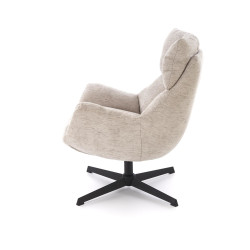 Fotel wypoczynkowy obrotowy ORINEX MODERN BEIGE beżowy