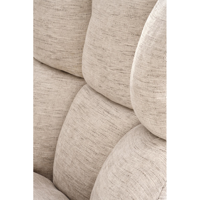 Fotel wypoczynkowy obrotowy ORINEX MODERN BEIGE beżowy