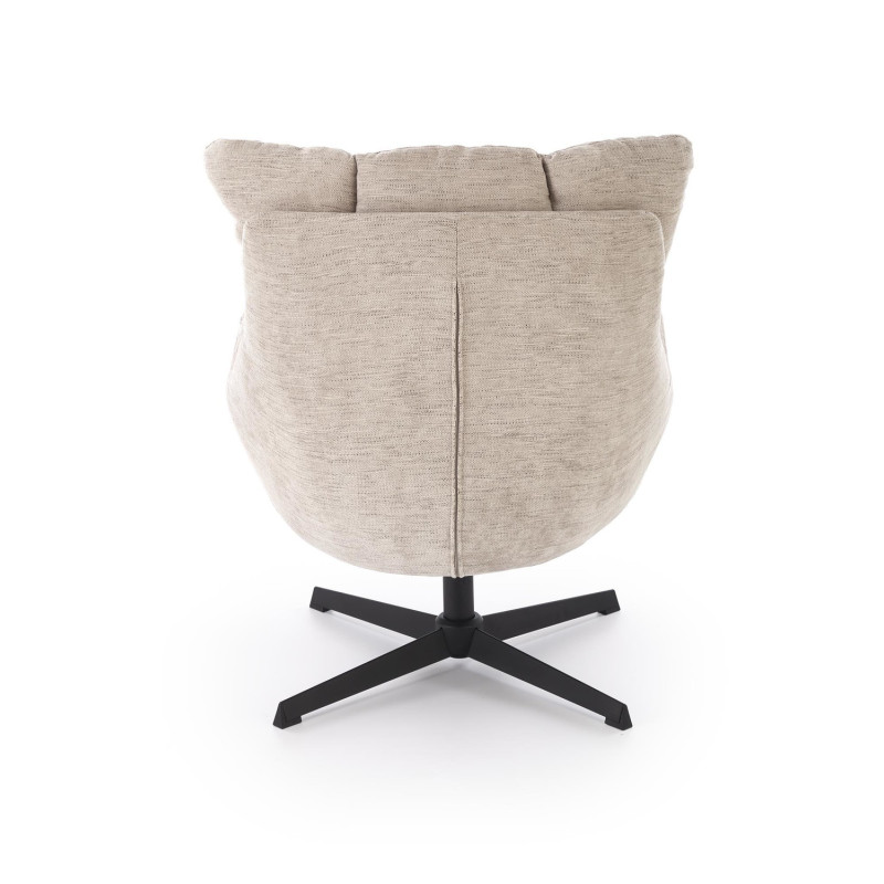 Fotel wypoczynkowy obrotowy ORINEX MODERN BEIGE beżowy