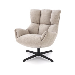 Fotel wypoczynkowy obrotowy ORINEX MODERN BEIGE beżowy